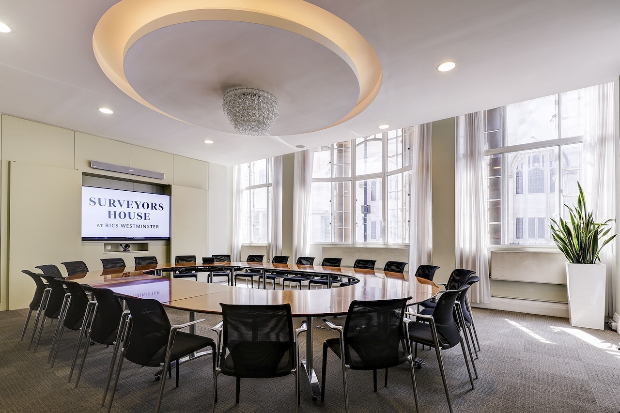 Surveyors House- Brussels meeting room set up